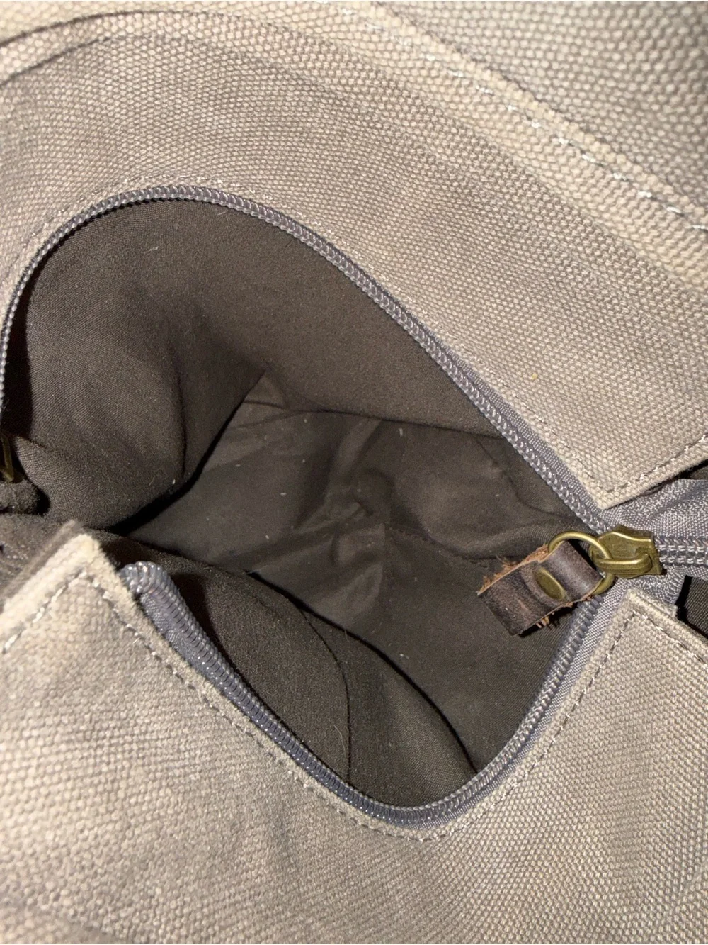 Vintage TOPWOLF New York Canvas Messenger Bag